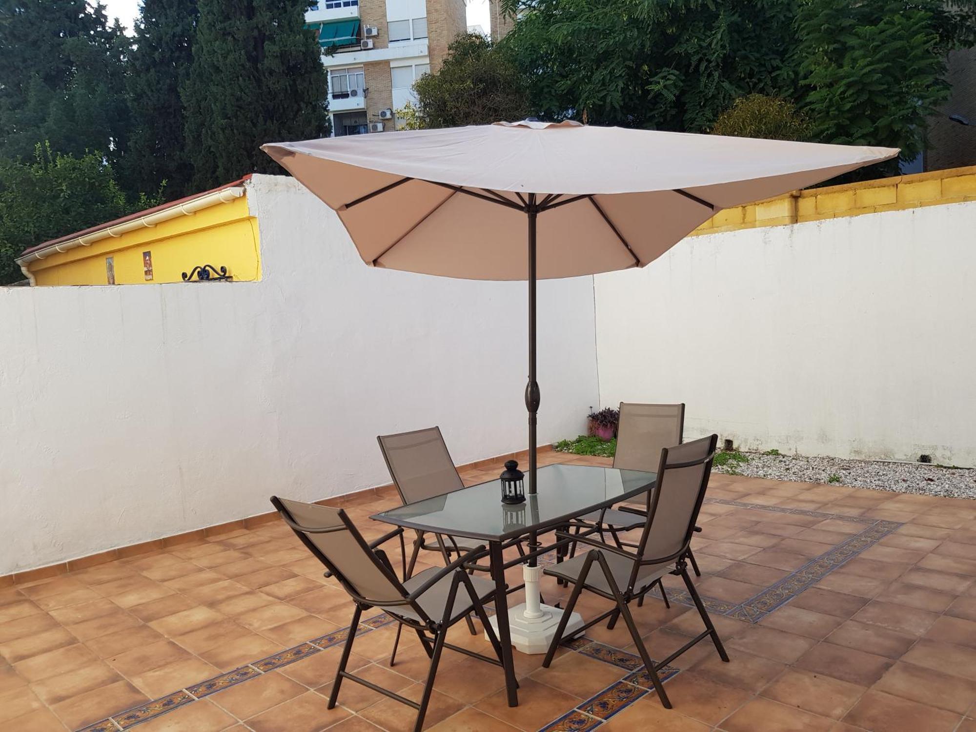 Sevilla Nervion Piso Con Patio Zewnętrze zdjęcie